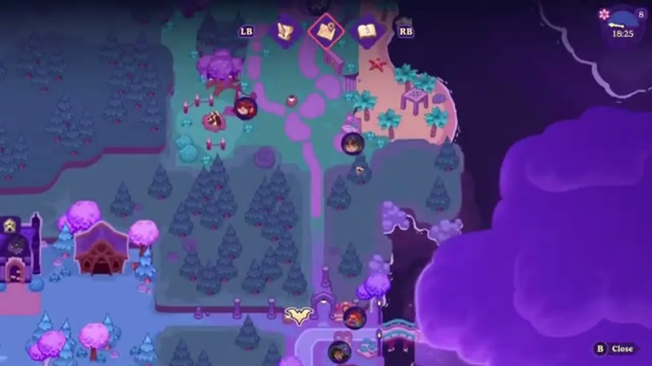 Bild zum Guide: Moonlight Peaks Karte, Orte und Schnellreise