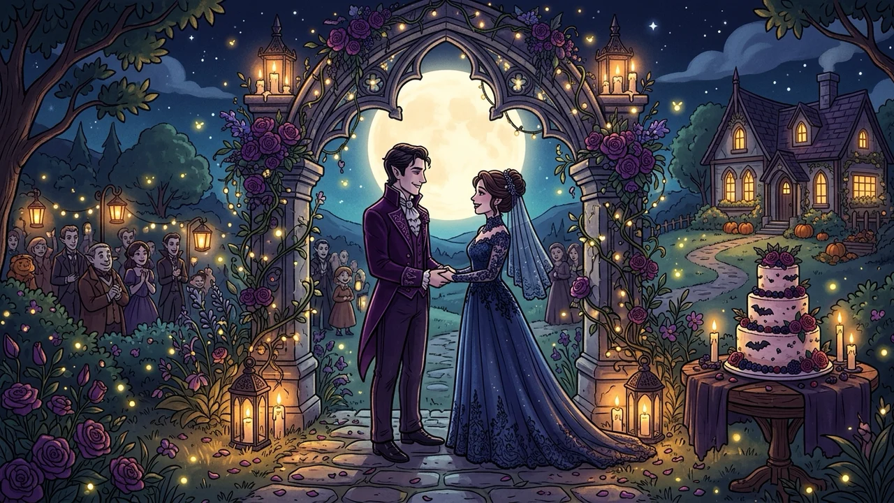 Bild zum Guide: Moonlight Peaks Heirat: Wen du heiraten kannst und wie es geht